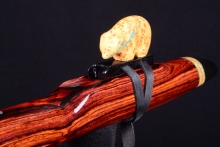 Cocobolo Native American Flute, Minor, Low E-4, #H8A